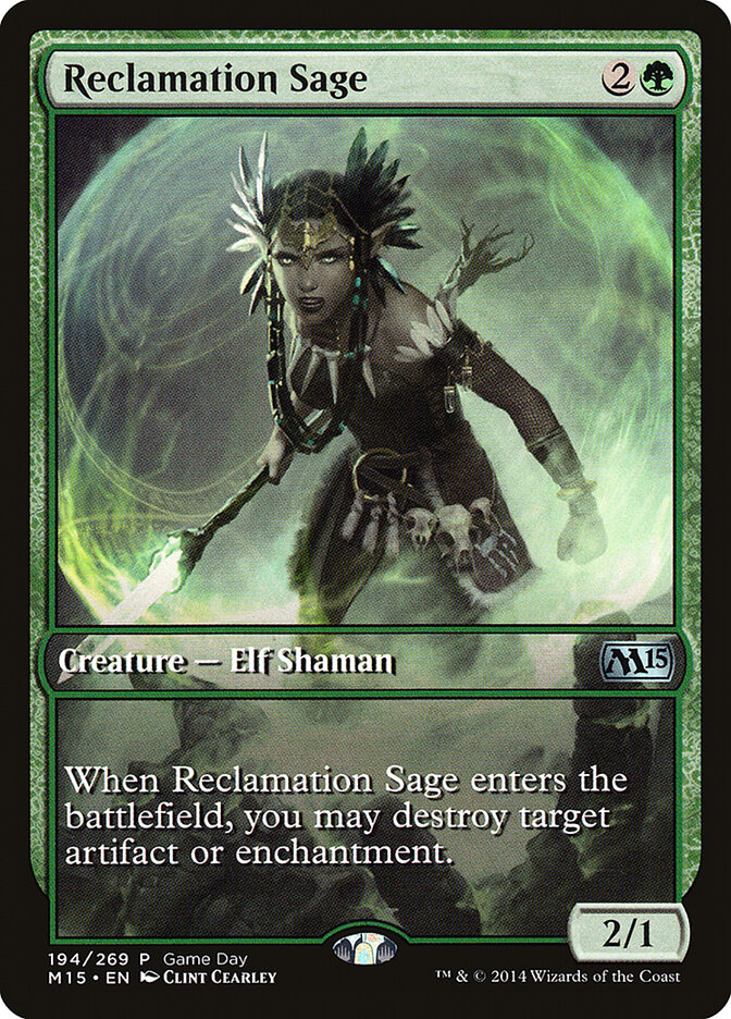 Reclamation Sage card front