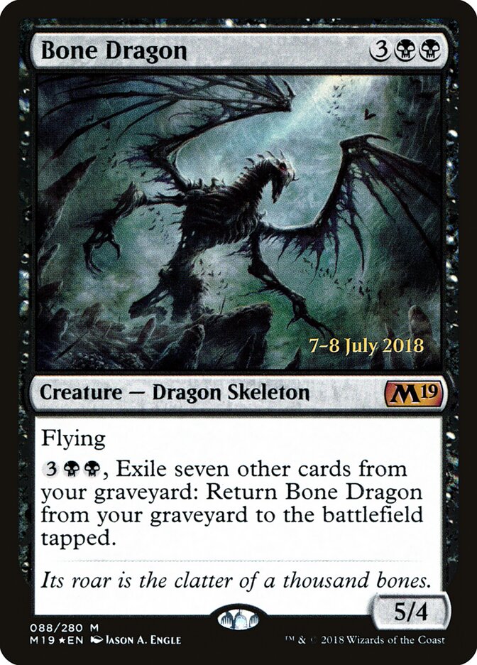 Bone Dragon card front
