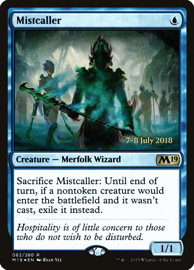 Mistcaller card front