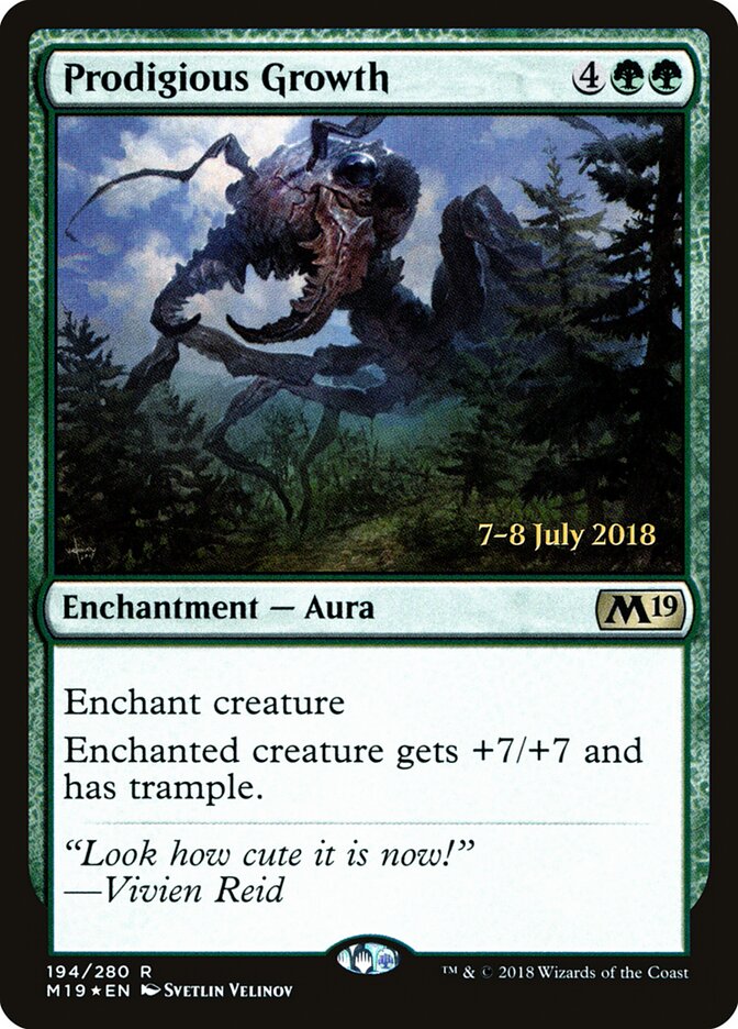 Prodigious Growth card front