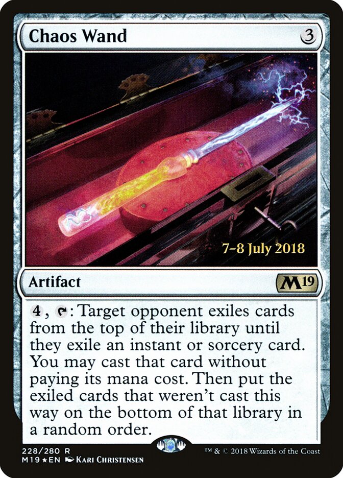 Chaos Wand card front