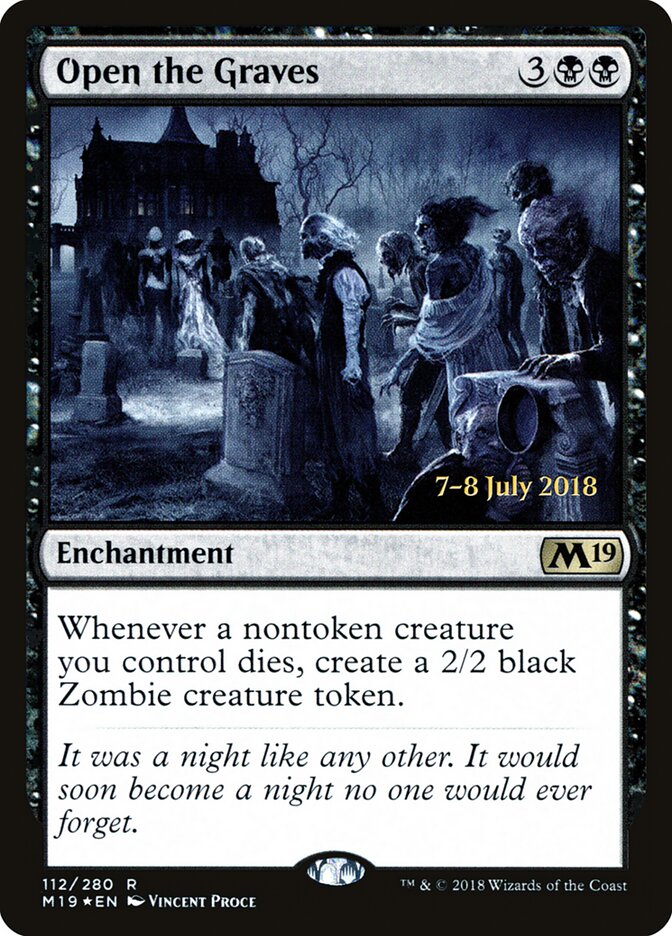 Open the Graves card front