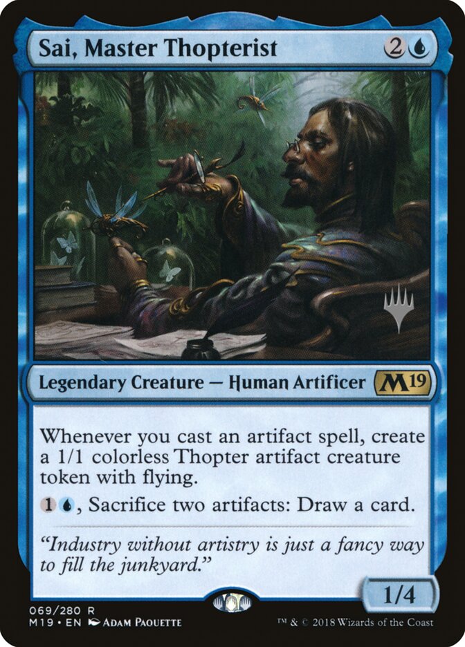 Sai, Master Thopterist card front
