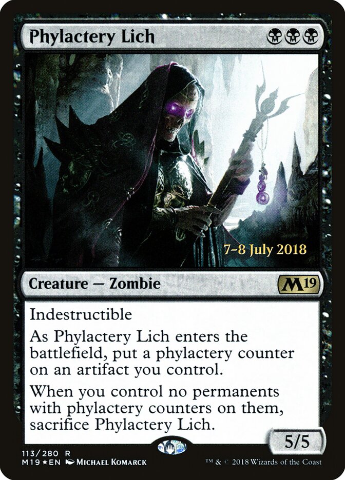 Phylactery Lich card front