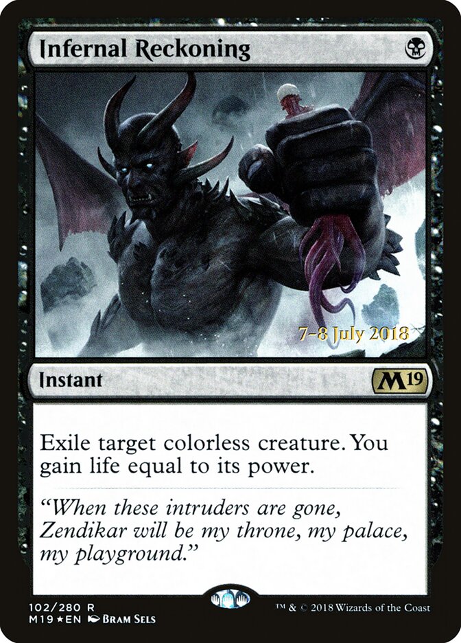 Infernal Reckoning card front