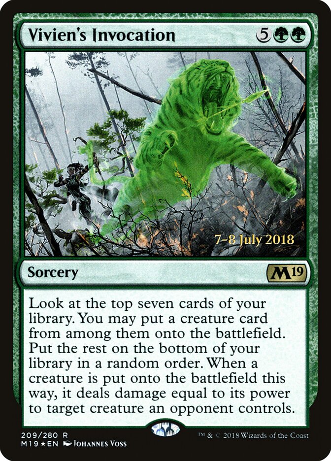 Vivien's Invocation card front