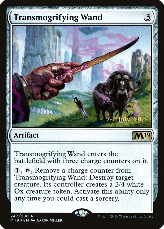 Transmogrifying Wand card front