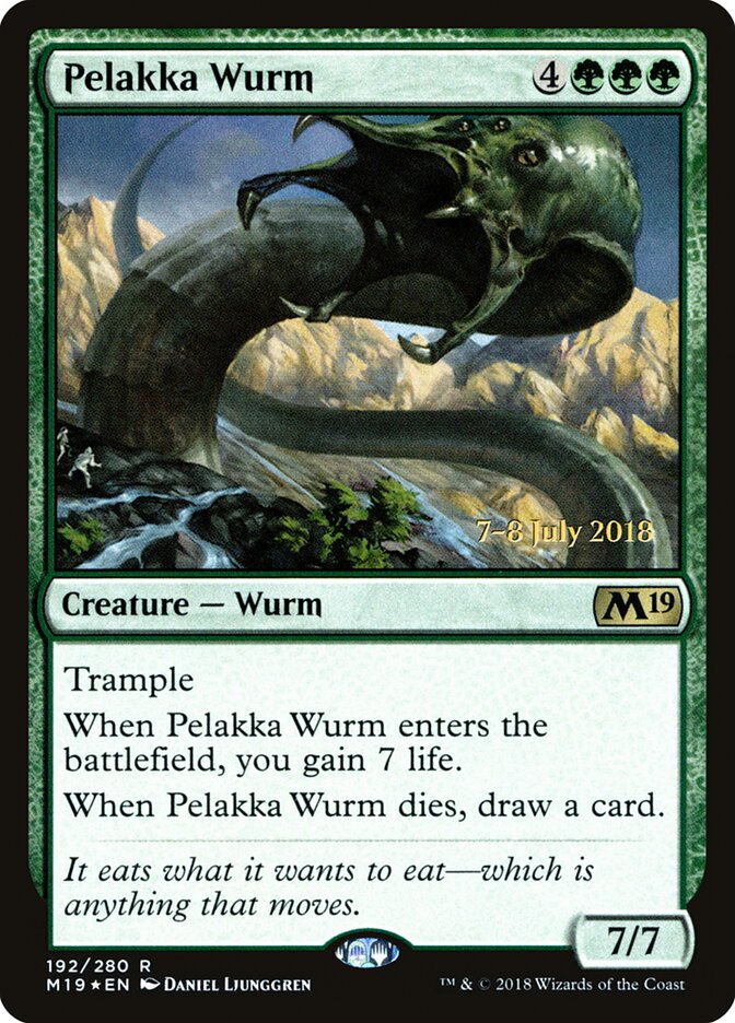 Pelakka Wurm card front