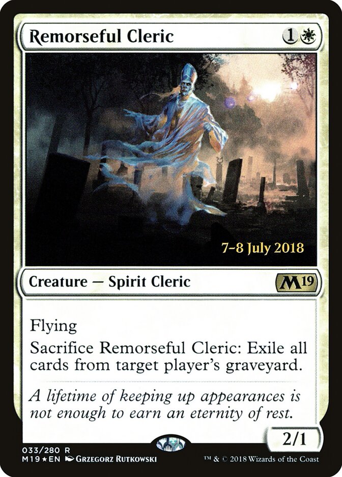 Remorseful Cleric card front