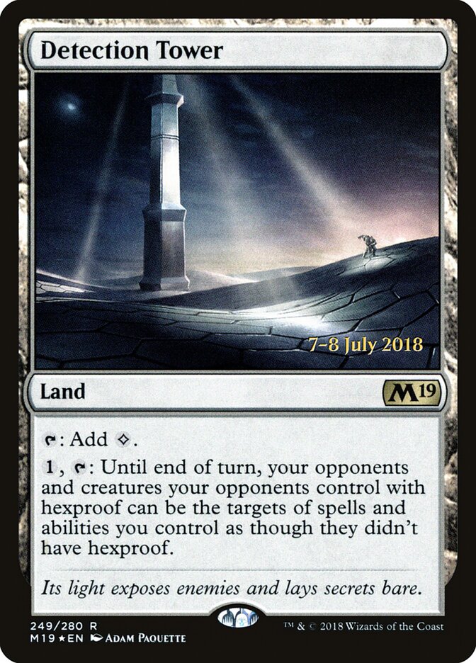 Detection Tower card front