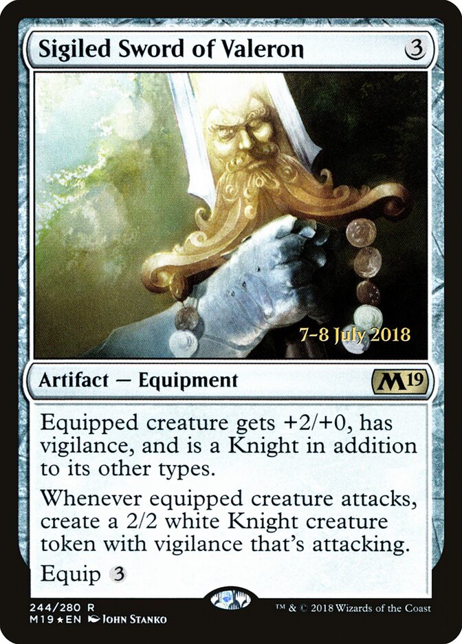 Sigiled Sword of Valeron card front