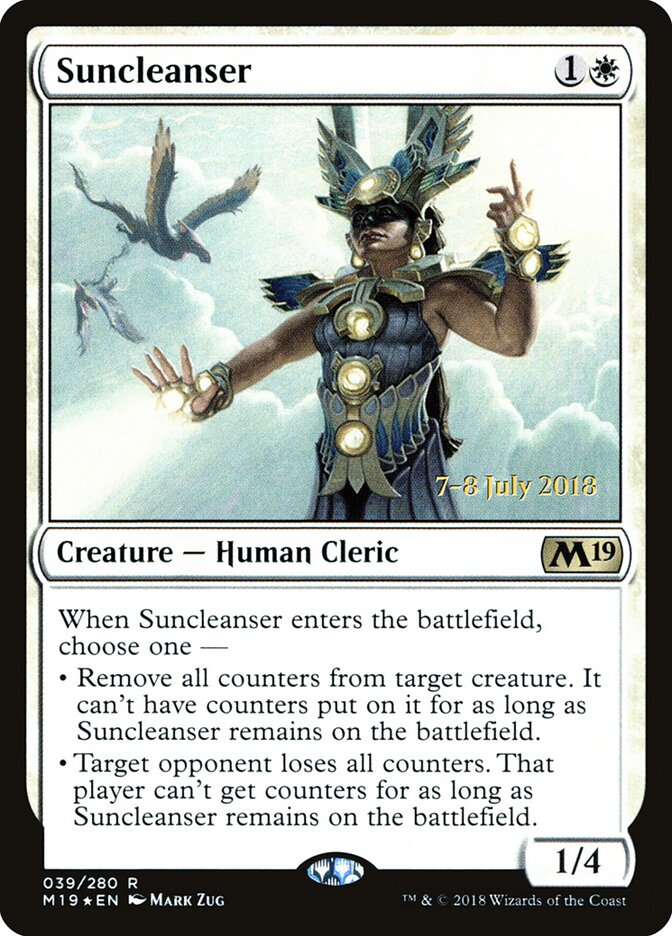 Suncleanser card front