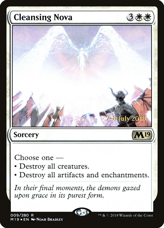 Cleansing Nova card front