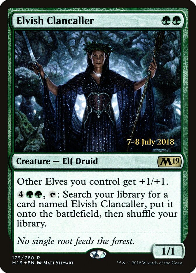 Elvish Clancaller card front