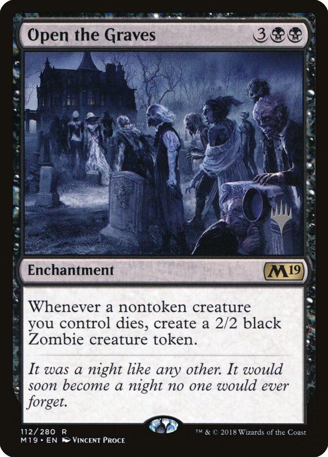 Open the Graves card front
