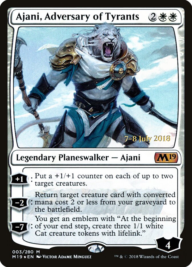 Ajani, Adversary of Tyrants card front