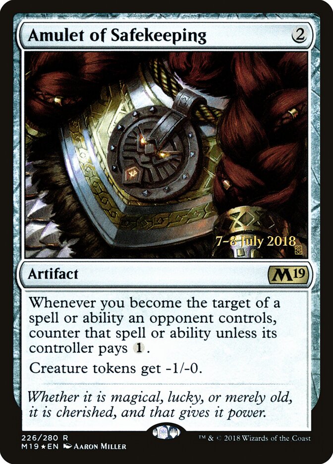 Amulet of Safekeeping card front