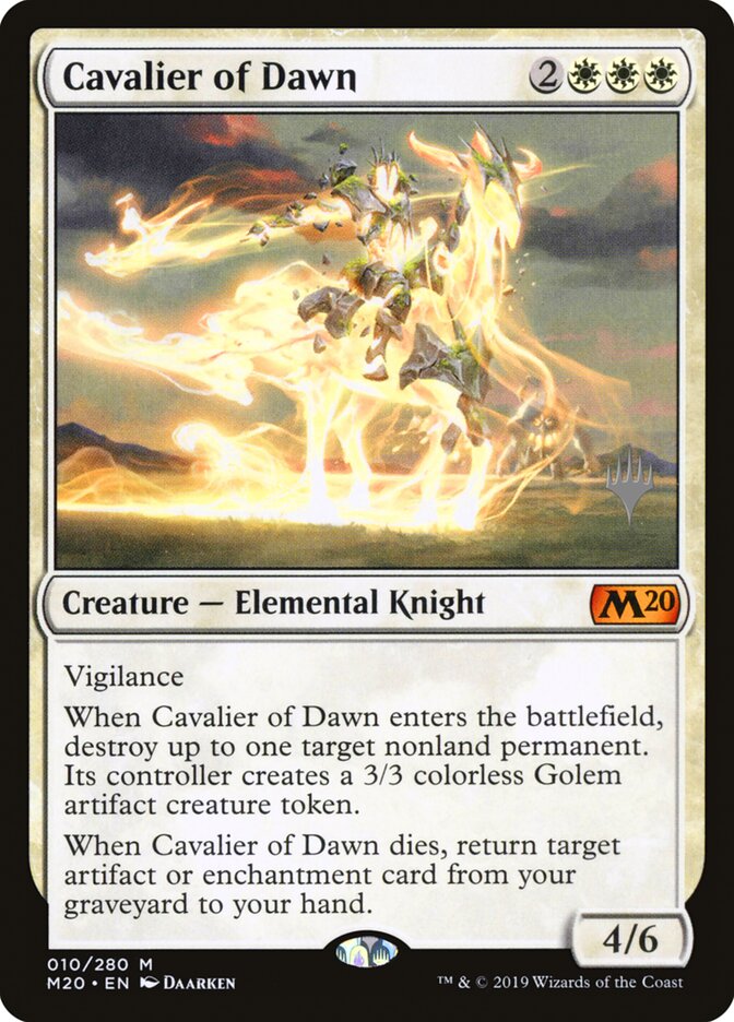 Cavalier of Dawn card front
