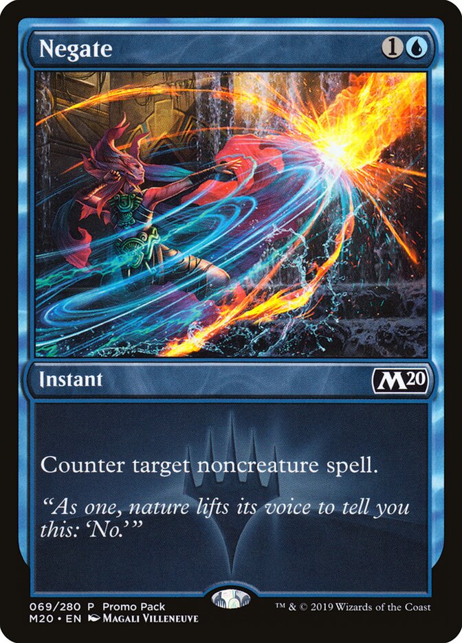Negate card front