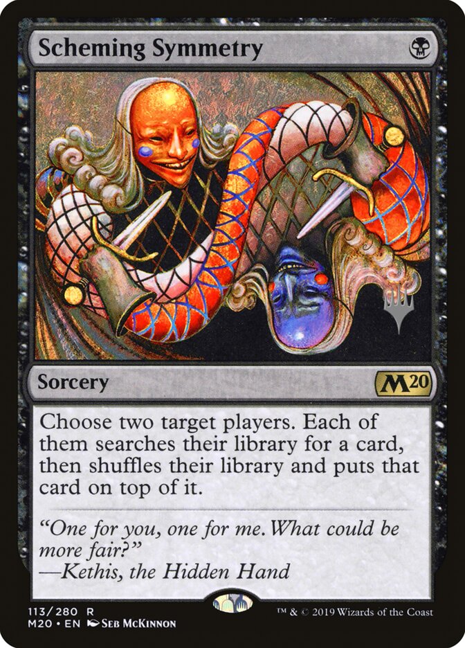 Scheming Symmetry card front