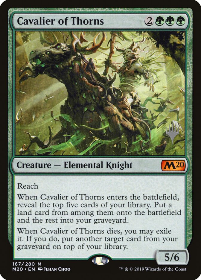 Cavalier of Thorns card front