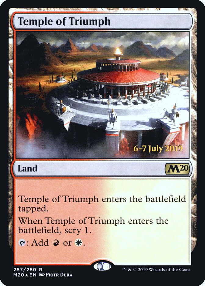 Temple of Triumph card front