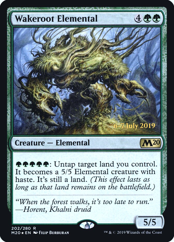 Wakeroot Elemental card front
