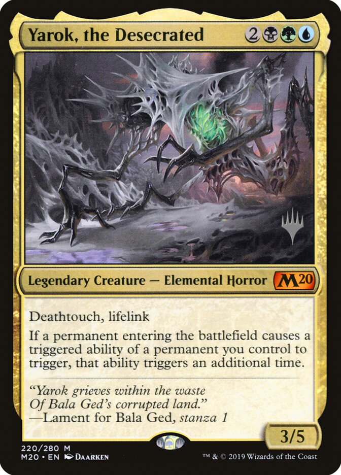 Yarok, the Desecrated card front