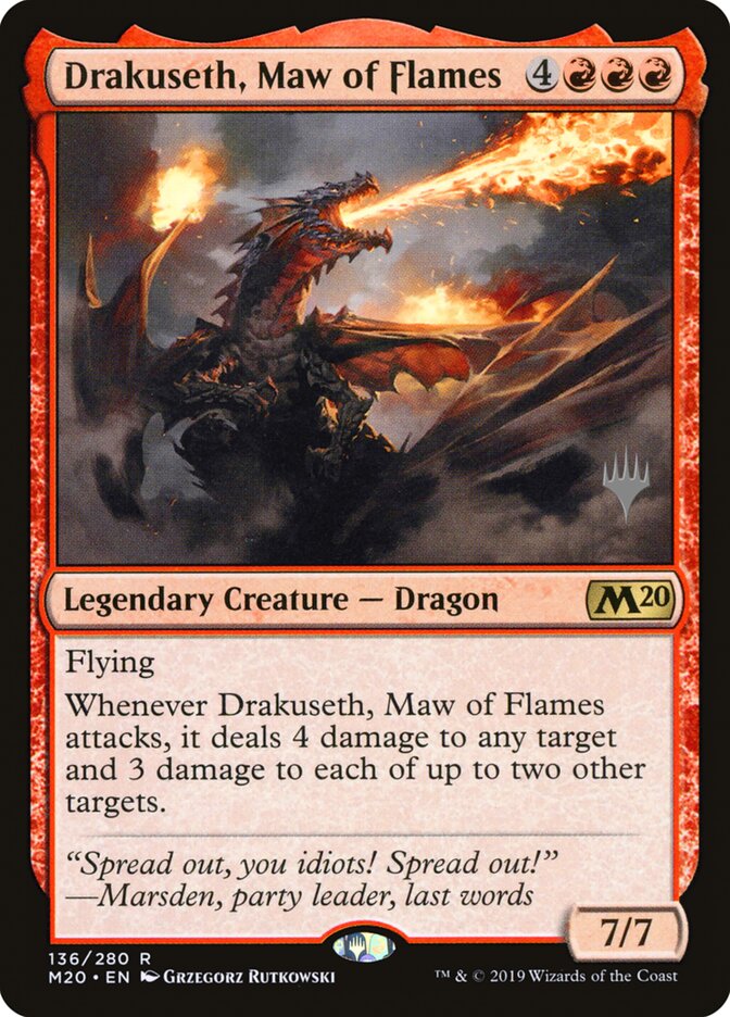 Drakuseth, Maw of Flames card front
