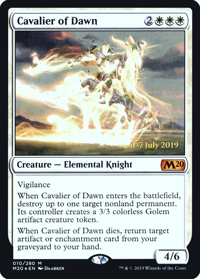 Cavalier of Dawn card front