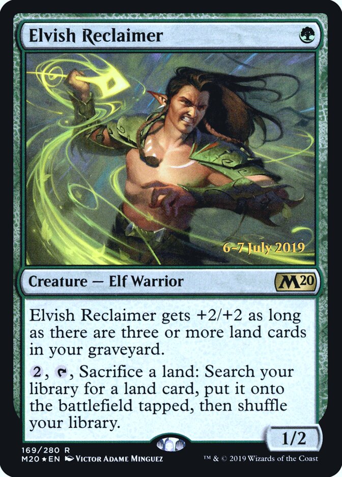 Elvish Reclaimer card front