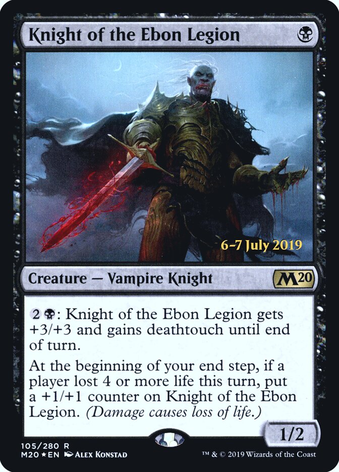 Knight of the Ebon Legion card front