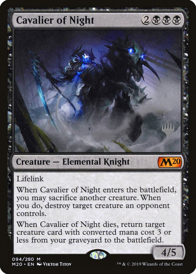 Cavalier of Night card front