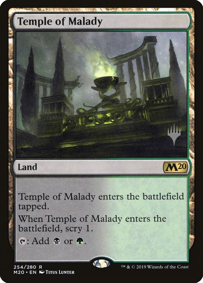 Temple of Malady card front