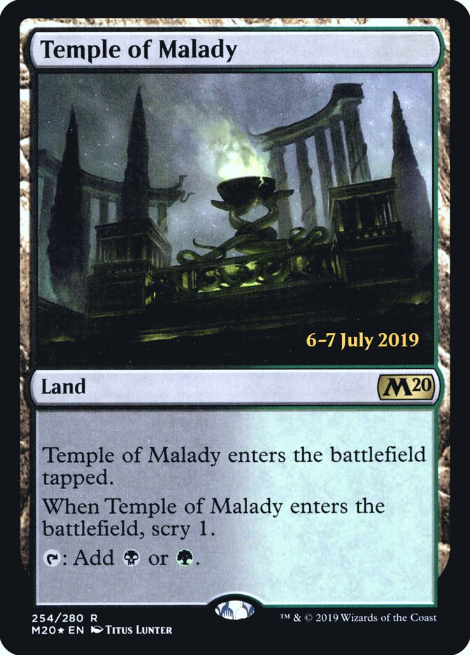 Temple of Malady card front