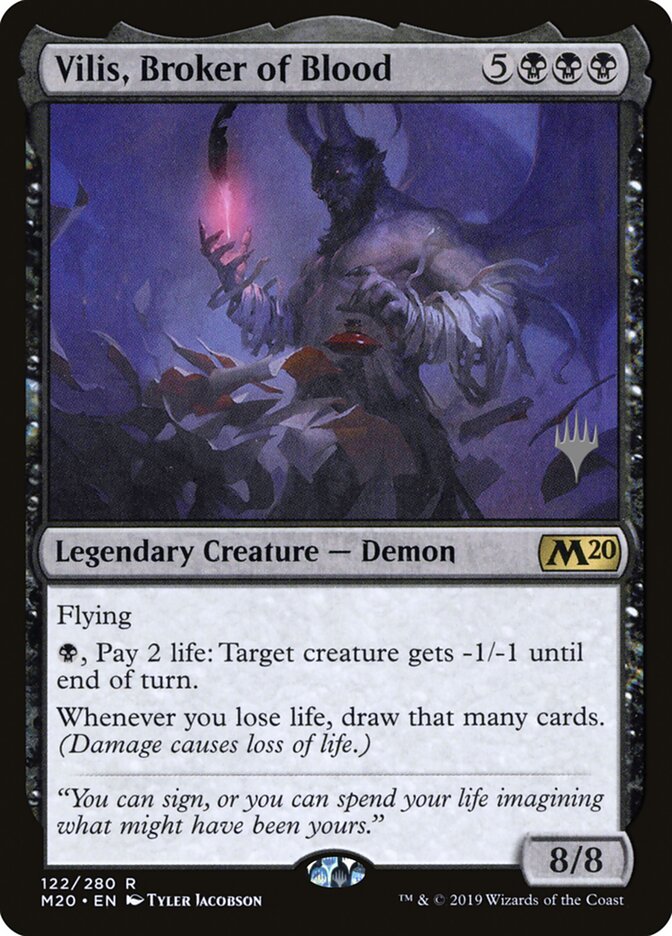 Vilis, Broker of Blood card front