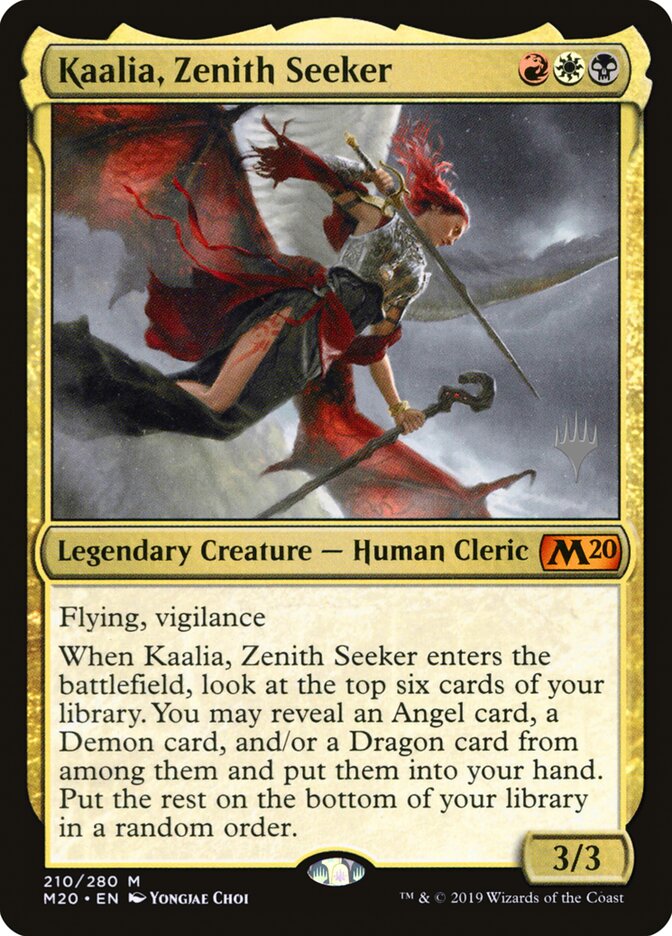 Kaalia, Zenith Seeker card front
