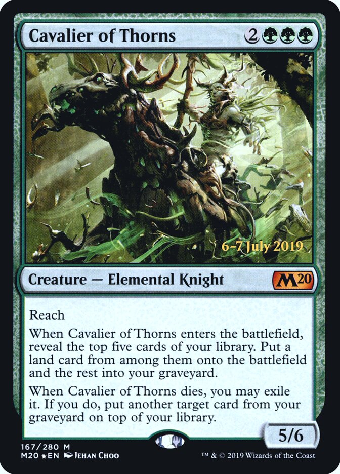 Cavalier of Thorns card front