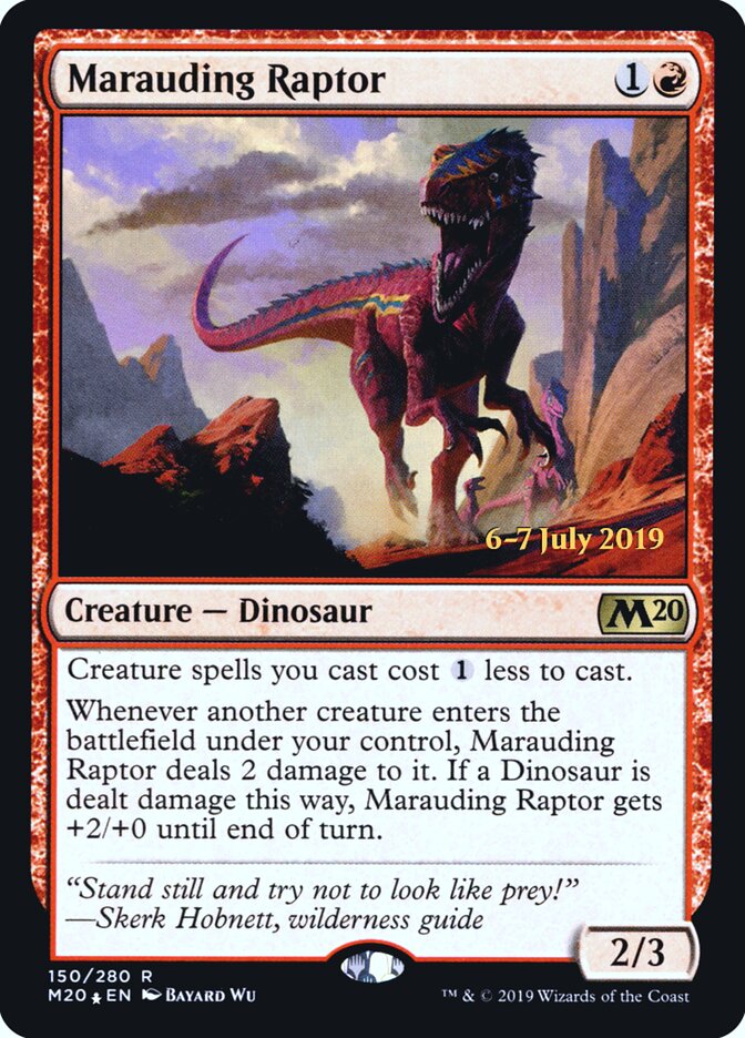 Marauding Raptor card front