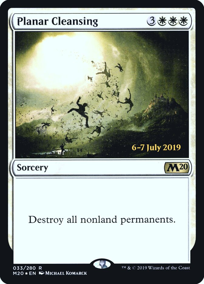 Planar Cleansing card front