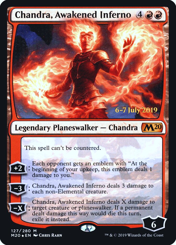 Chandra, Awakened Inferno card front