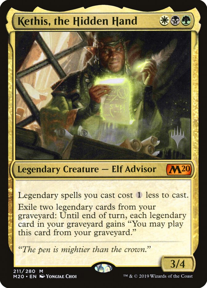 Kethis, the Hidden Hand card front