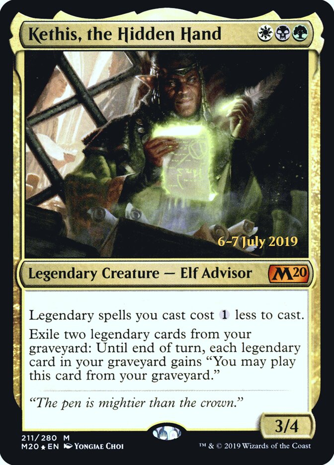 Kethis, the Hidden Hand card front