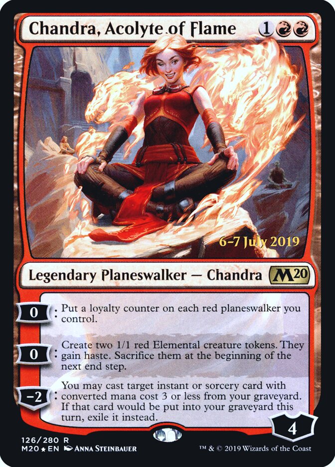 Chandra, Acolyte of Flame card front
