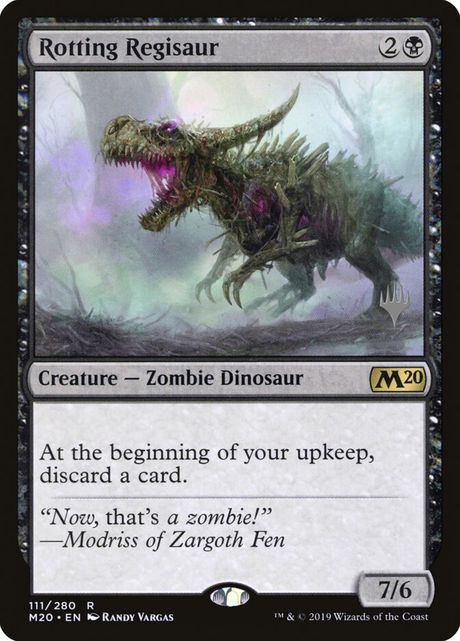 Rotting Regisaur card front