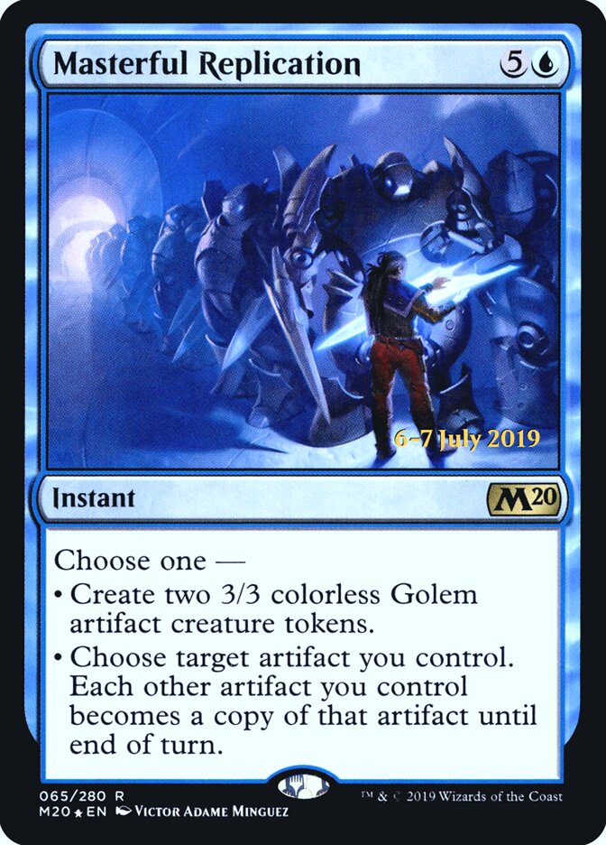 Masterful Replication card front