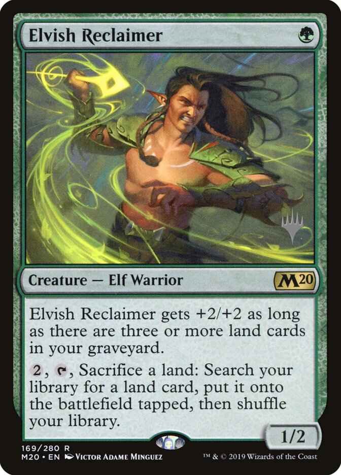Elvish Reclaimer card front