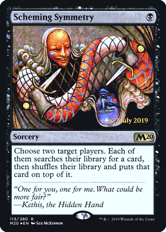 Scheming Symmetry card front