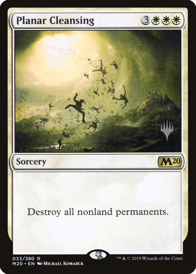 Planar Cleansing card front