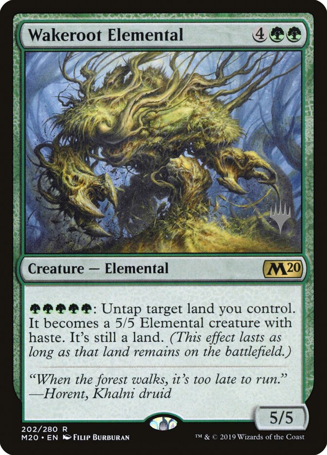 Wakeroot Elemental card front